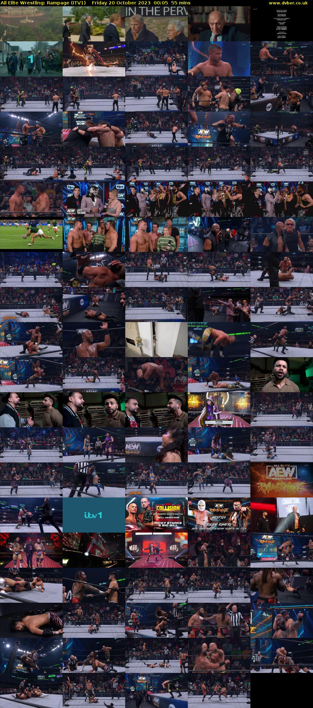 All Elite Wrestling: Rampage (ITV1) Friday 20 October 2023 00:05 - 01:00