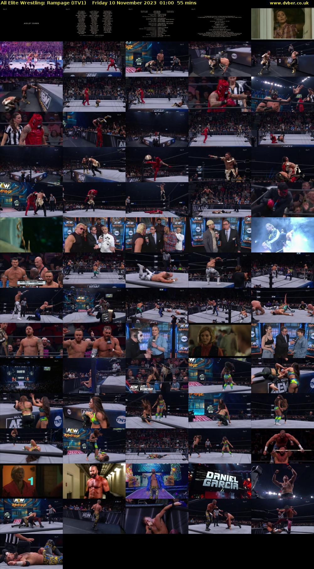 All Elite Wrestling: Rampage (ITV1) Friday 10 November 2023 01:00 - 01:55