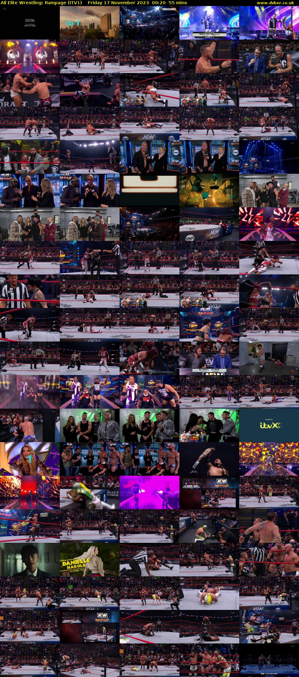 All Elite Wrestling: Rampage (ITV1) Friday 17 November 2023 00:20 - 01:15