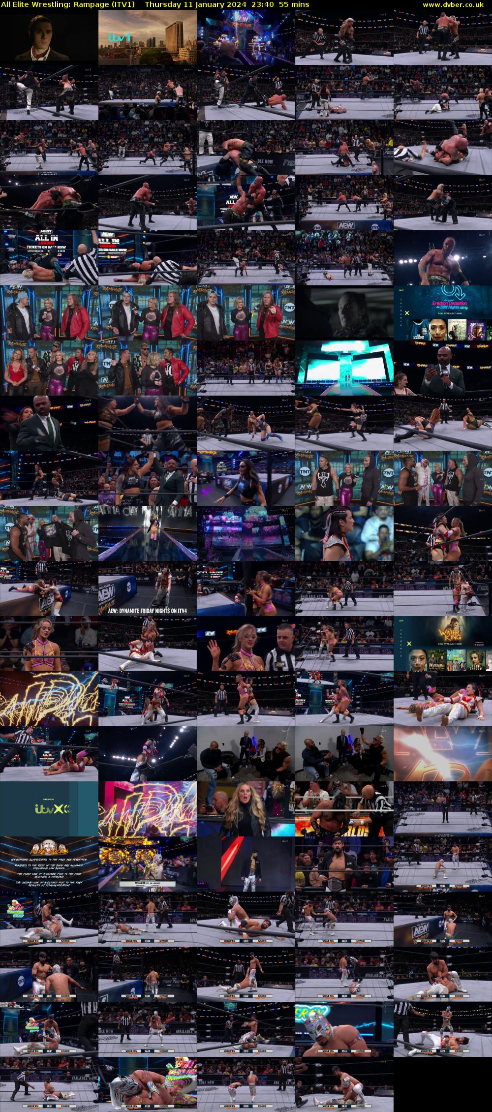 All Elite Wrestling: Rampage (ITV1) Thursday 11 January 2024 23:40 - 00:35