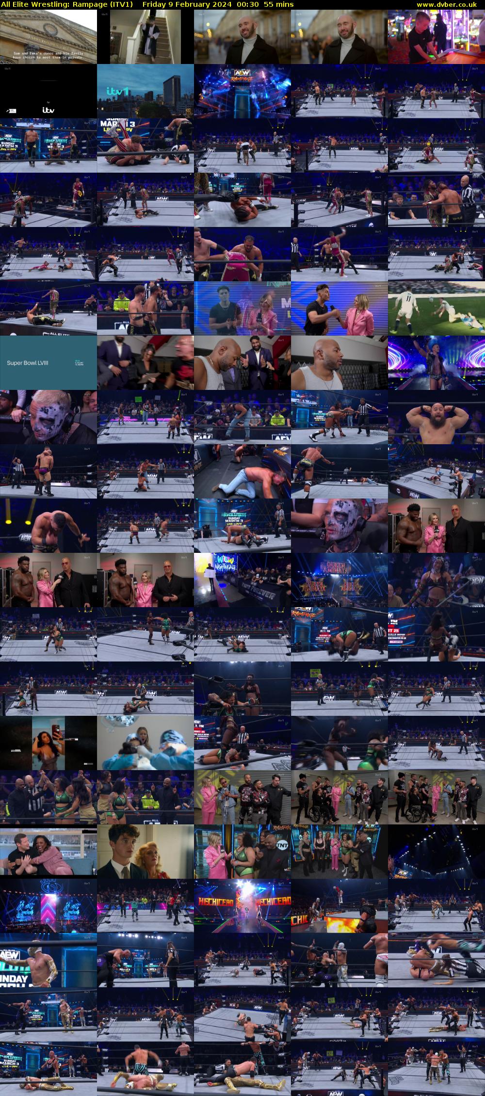 All Elite Wrestling: Rampage (ITV1) Friday 9 February 2024 00:30 - 01:25