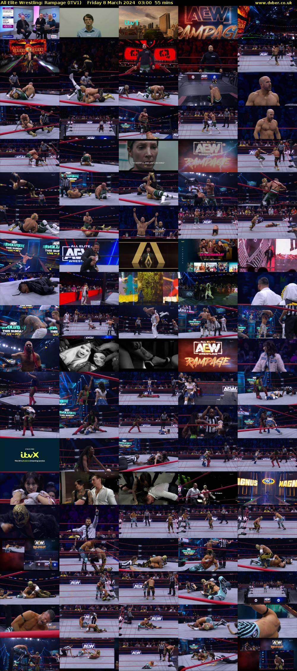 All Elite Wrestling: Rampage (ITV1) Friday 8 March 2024 03:00 - 03:55