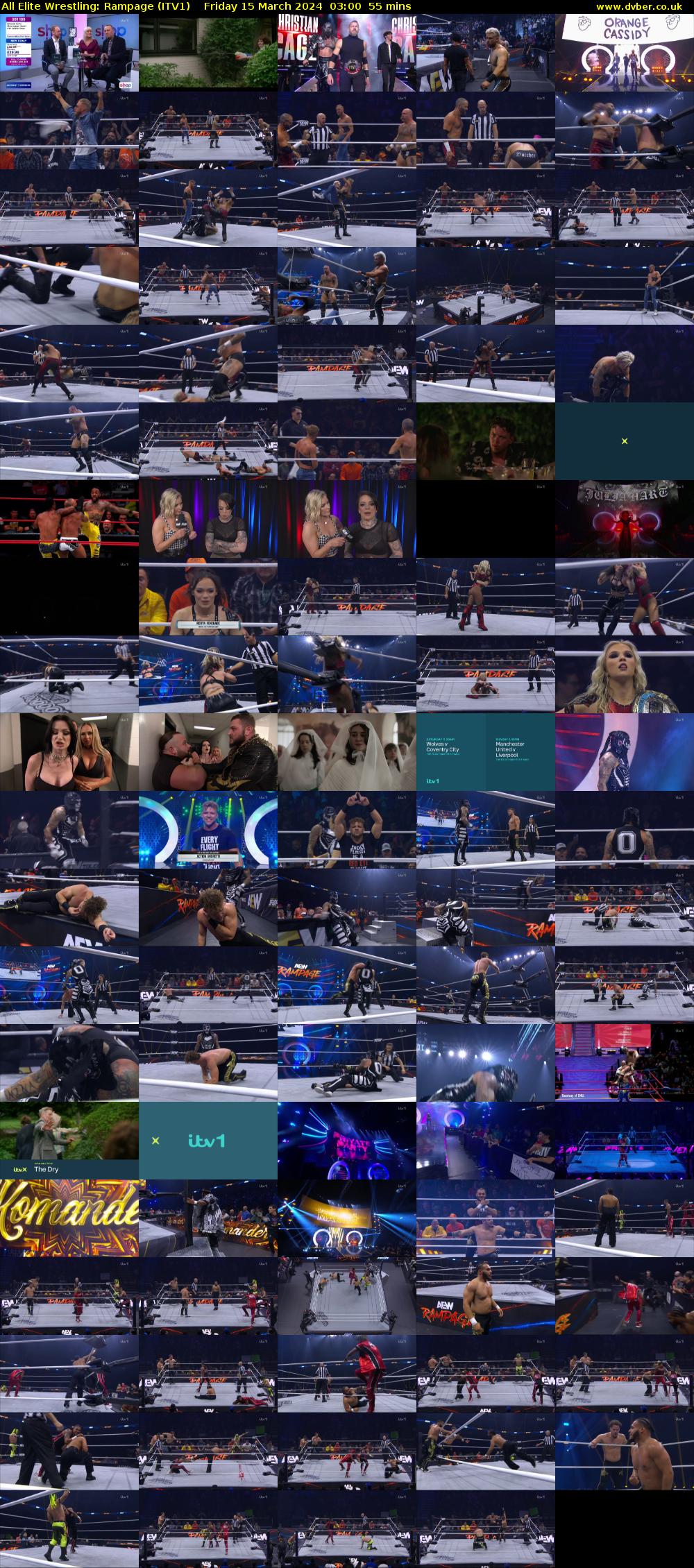 All Elite Wrestling: Rampage (ITV1) Friday 15 March 2024 03:00 - 03:55