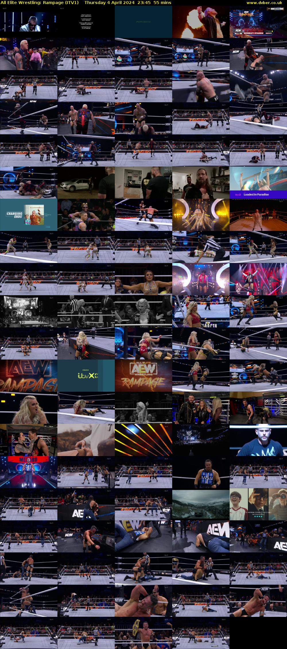 All Elite Wrestling: Rampage (ITV1) Thursday 4 April 2024 23:45 - 00:40