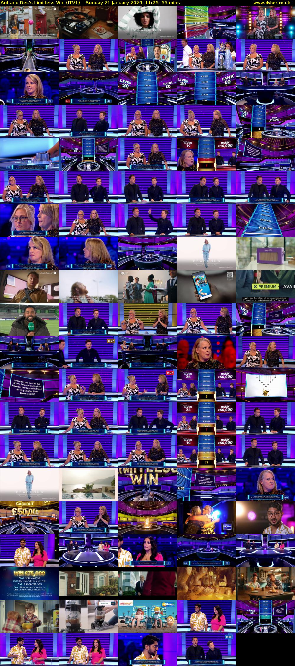Ant and Dec's Limitless Win (ITV1) Sunday 21 January 2024 11:25 - 12:20