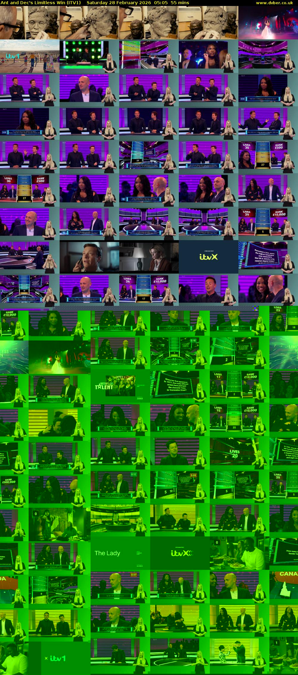 Ant and Dec's Limitless Win (ITV1) Saturday 28 February 2026 05:05 - 06:00