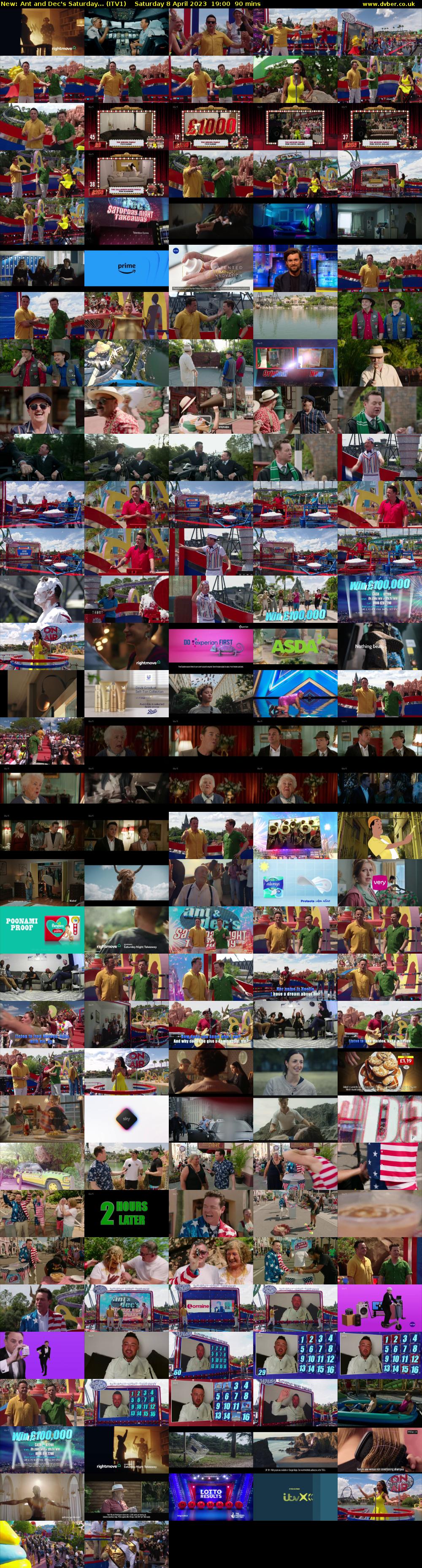 Ant and Dec's Saturday... (ITV1) Saturday 8 April 2023 19:00 - 20:30
