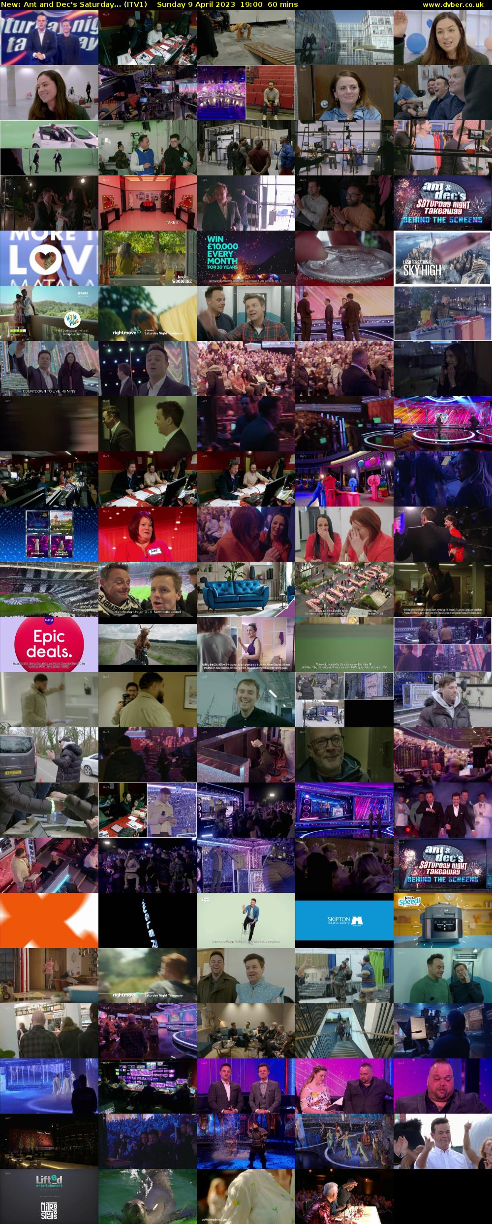Ant and Dec's Saturday... (ITV1) Sunday 9 April 2023 19:00 - 20:00