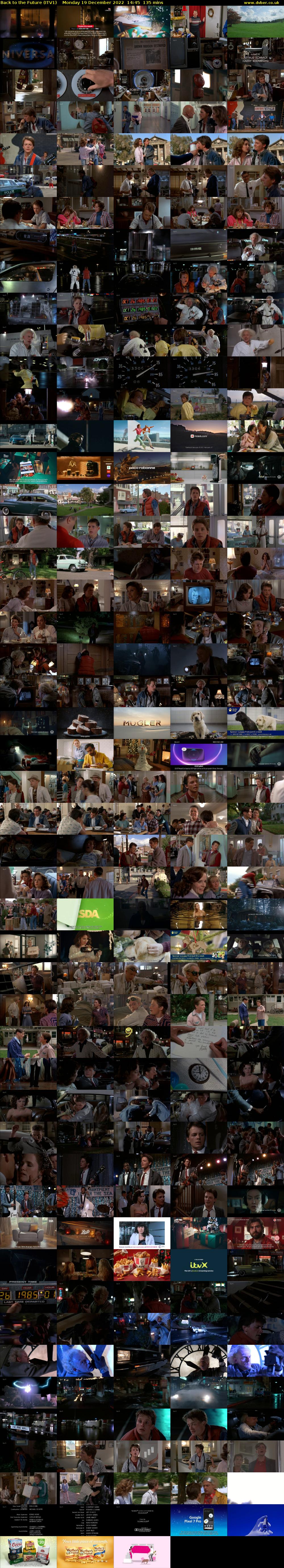 Back to the Future (ITV1) Monday 19 December 2022 14:45 - 17:00