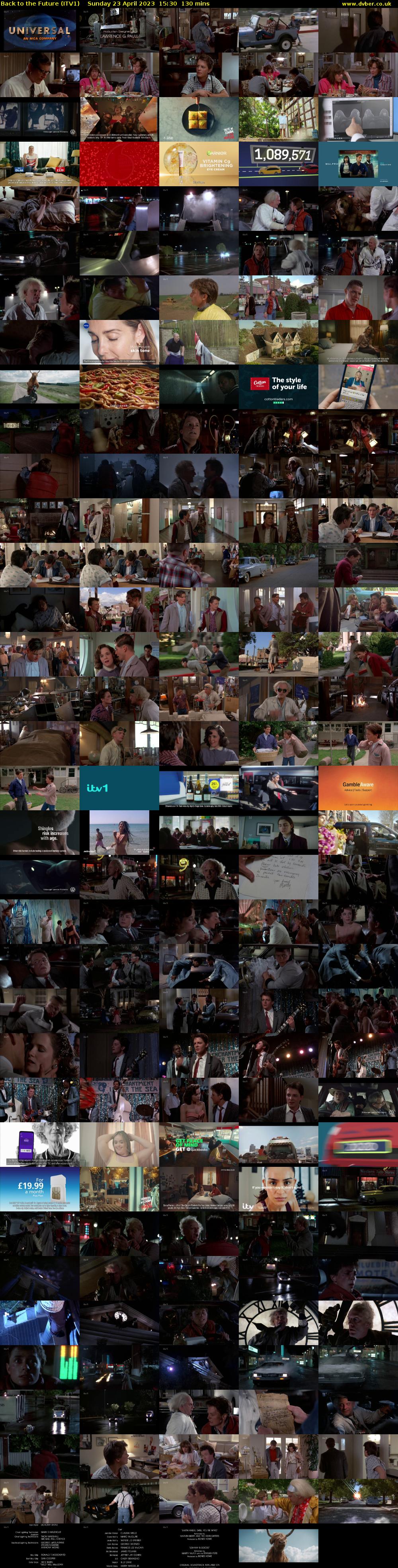 Back to the Future (ITV1) Sunday 23 April 2023 15:30 - 17:40