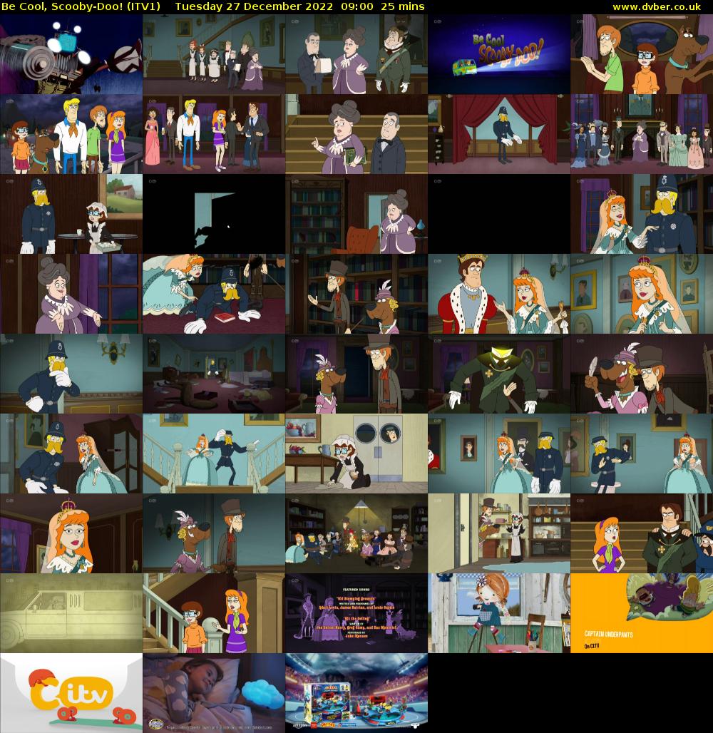 Be Cool, Scooby-Doo! (ITV1) Tuesday 27 December 2022 09:00 - 09:25