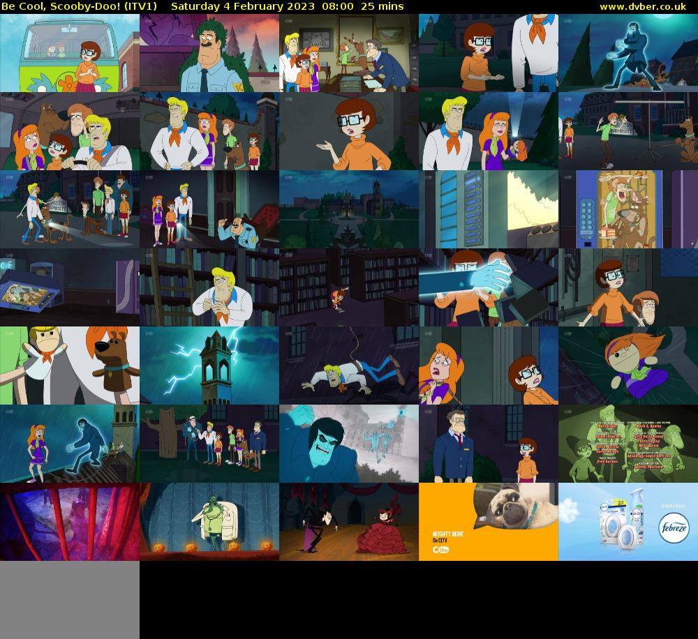 Be Cool, Scooby-Doo! (ITV1) Saturday 4 February 2023 08:00 - 08:25