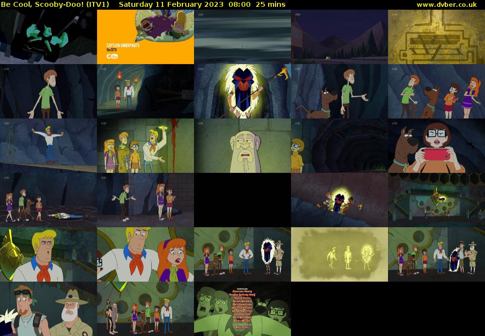 Be Cool, Scooby-Doo! (ITV1) Saturday 11 February 2023 08:00 - 08:25