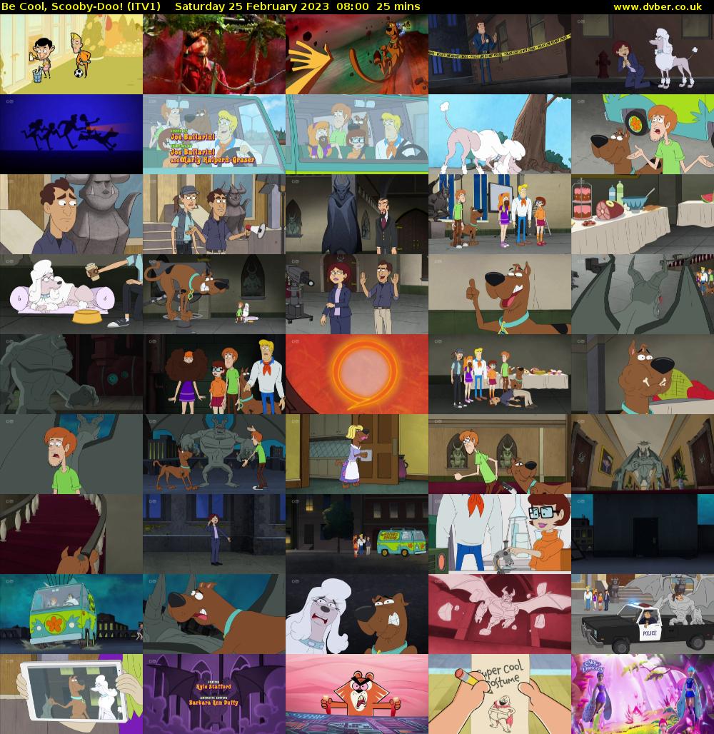 Be Cool, Scooby-Doo! (ITV1) Saturday 25 February 2023 08:00 - 08:25