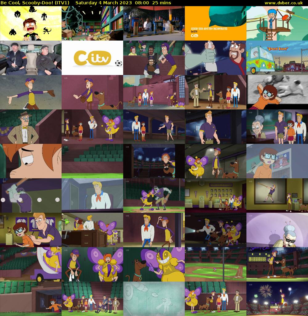 Be Cool, Scooby-Doo! (ITV1) Saturday 4 March 2023 08:00 - 08:25