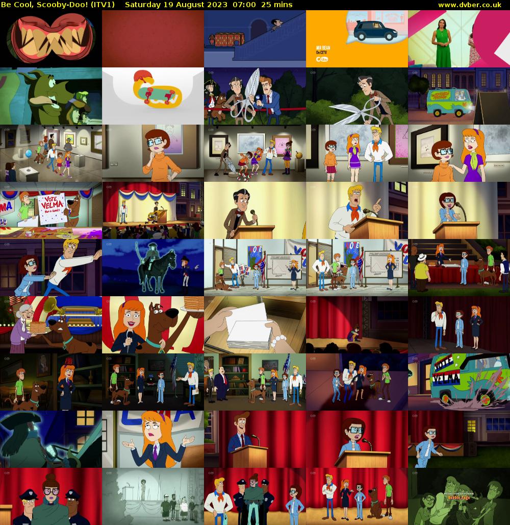 Be Cool, Scooby-Doo! (ITV1) Saturday 19 August 2023 07:00 - 07:25