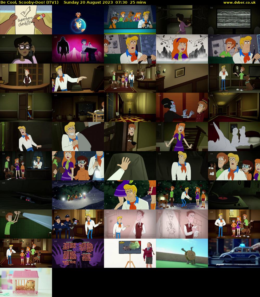 Be Cool, Scooby-Doo! (ITV1) Sunday 20 August 2023 07:30 - 07:55