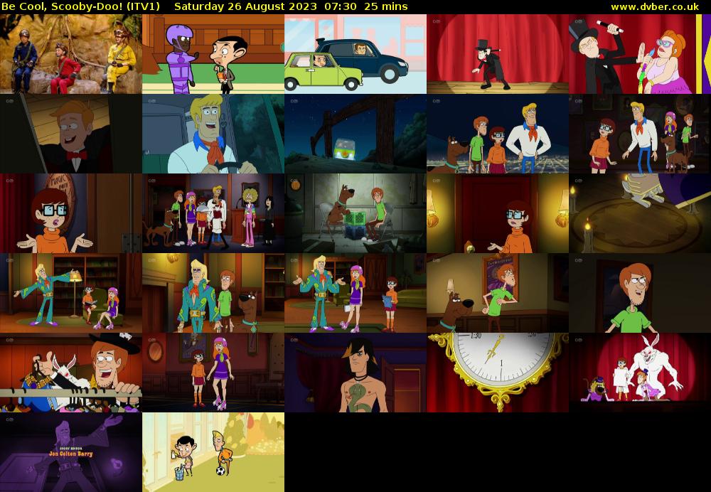 Be Cool, Scooby-Doo! (ITV1) Saturday 26 August 2023 07:30 - 07:55