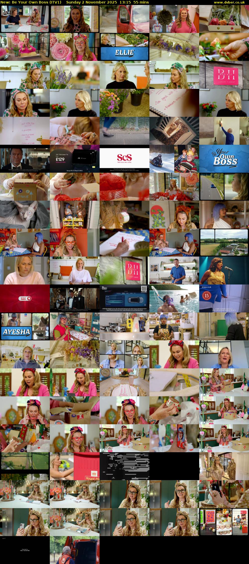 Be Your Own Boss (ITV1) Sunday 2 November 2025 13:15 - 14:10