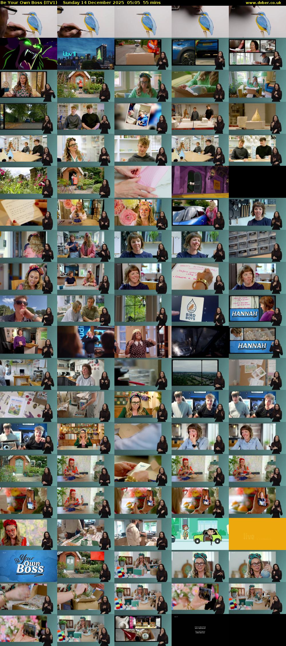 Be Your Own Boss (ITV1) Sunday 14 December 2025 05:05 - 06:00