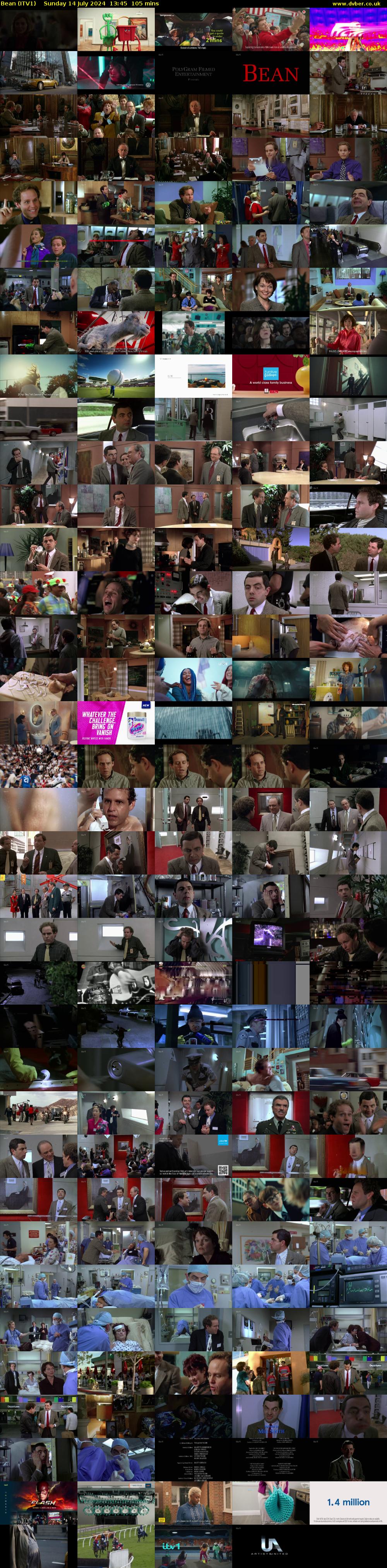 Bean (ITV1) Sunday 14 July 2024 13:45 - 15:30