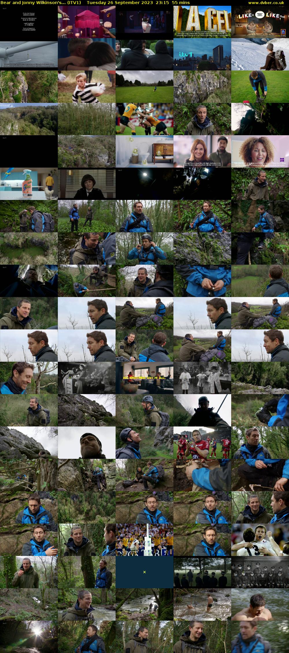Bear and Jonny Wilkinson's... (ITV1) Tuesday 26 September 2023 23:15 - 00:10