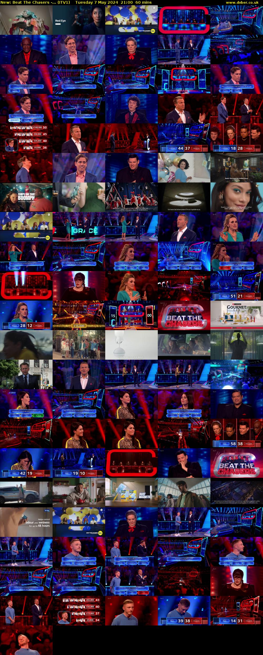 Beat The Chasers -... (ITV1) Tuesday 7 May 2024 21:00 - 22:00