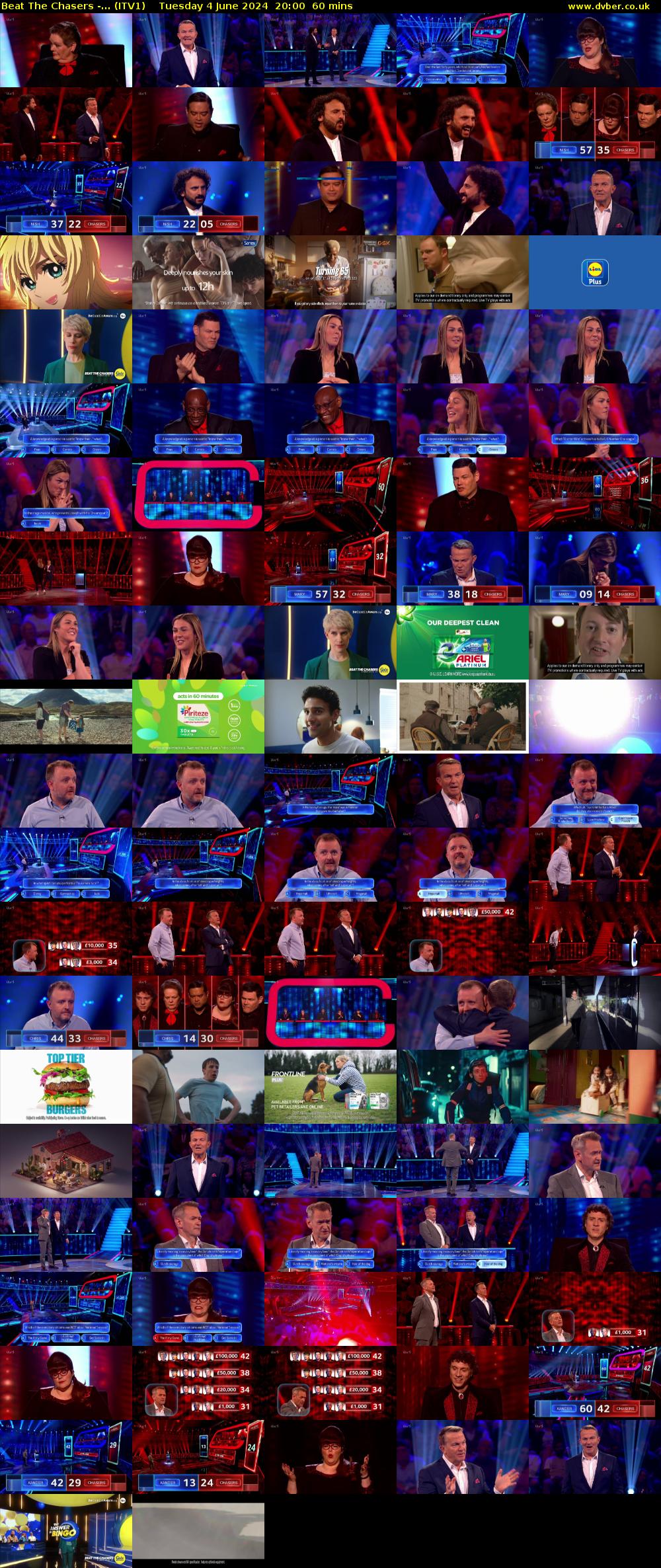 Beat The Chasers -... (ITV1) Tuesday 4 June 2024 20:00 - 21:00