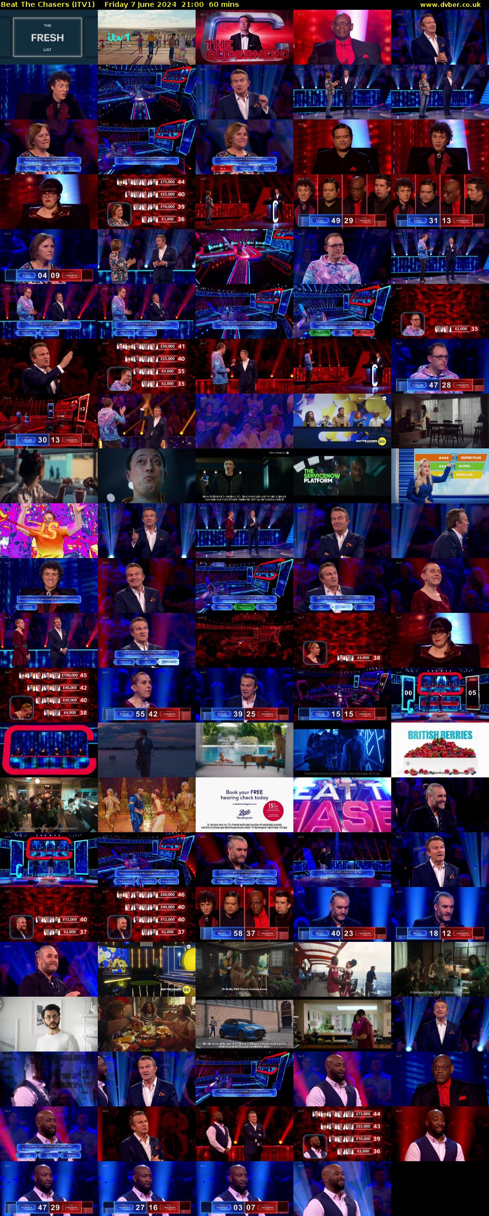 Beat The Chasers (ITV1) Friday 7 June 2024 21:00 - 22:00