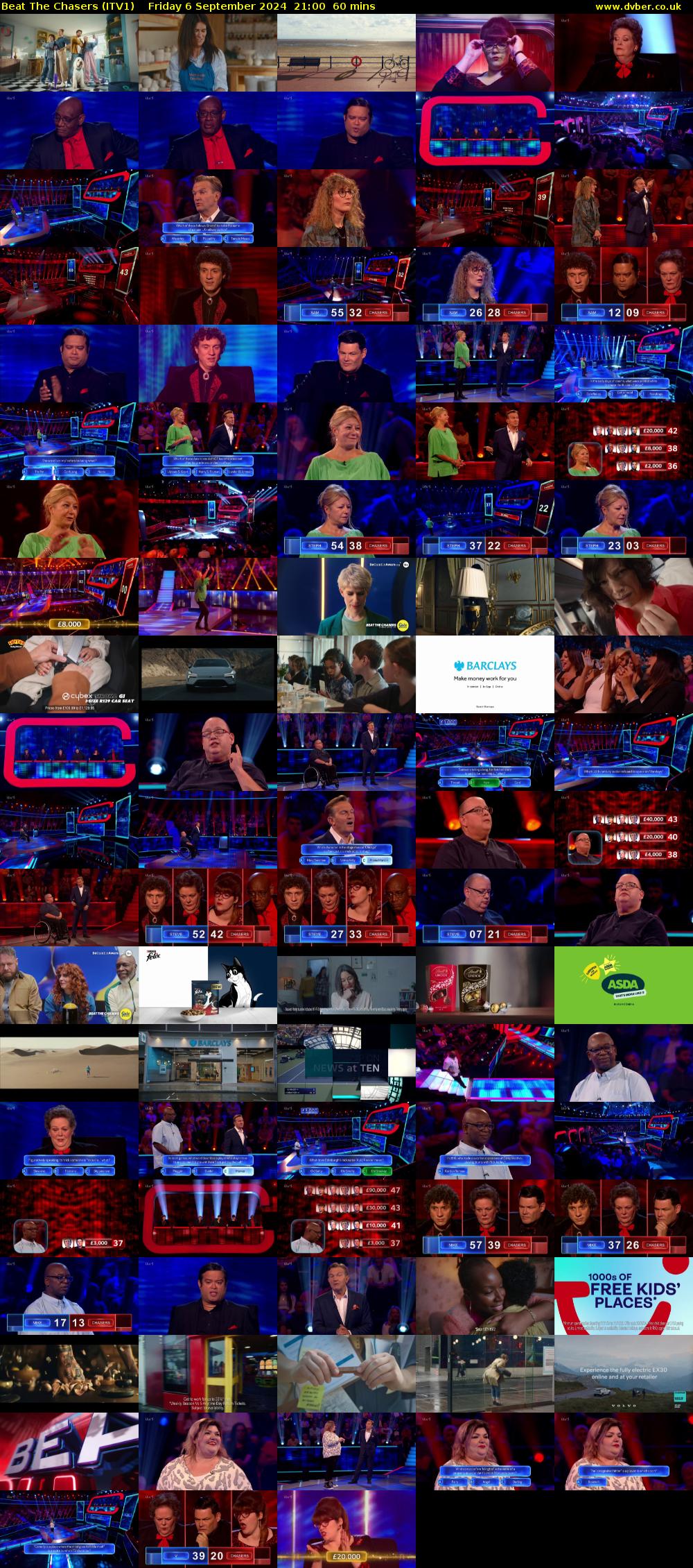Beat The Chasers (ITV1) Friday 6 September 2024 21:00 - 22:00
