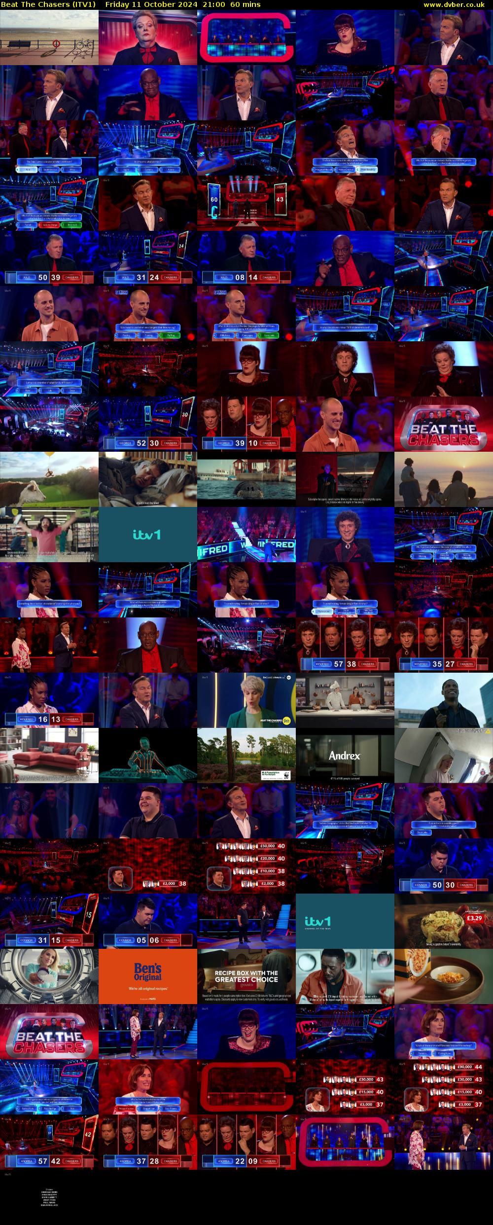 Beat The Chasers (ITV1) Friday 11 October 2024 21:00 - 22:00