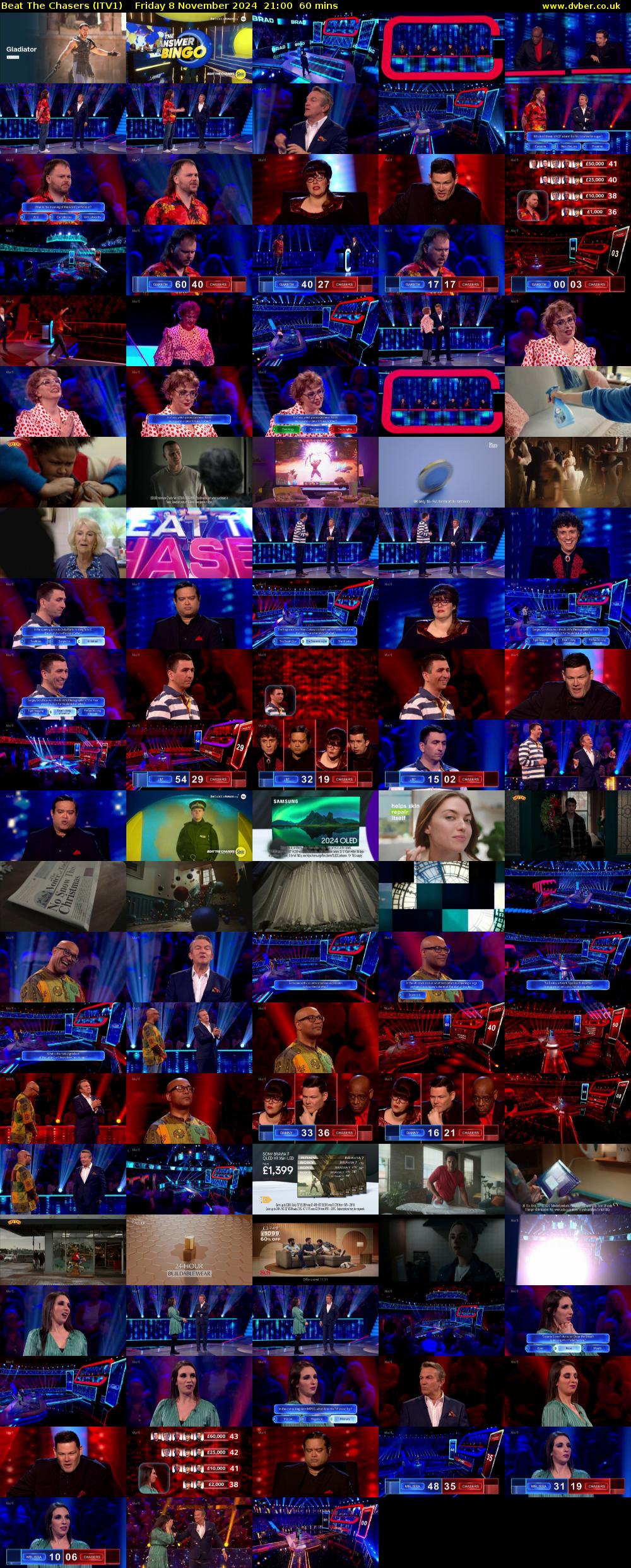 Beat The Chasers (ITV1) Friday 8 November 2024 21:00 - 22:00