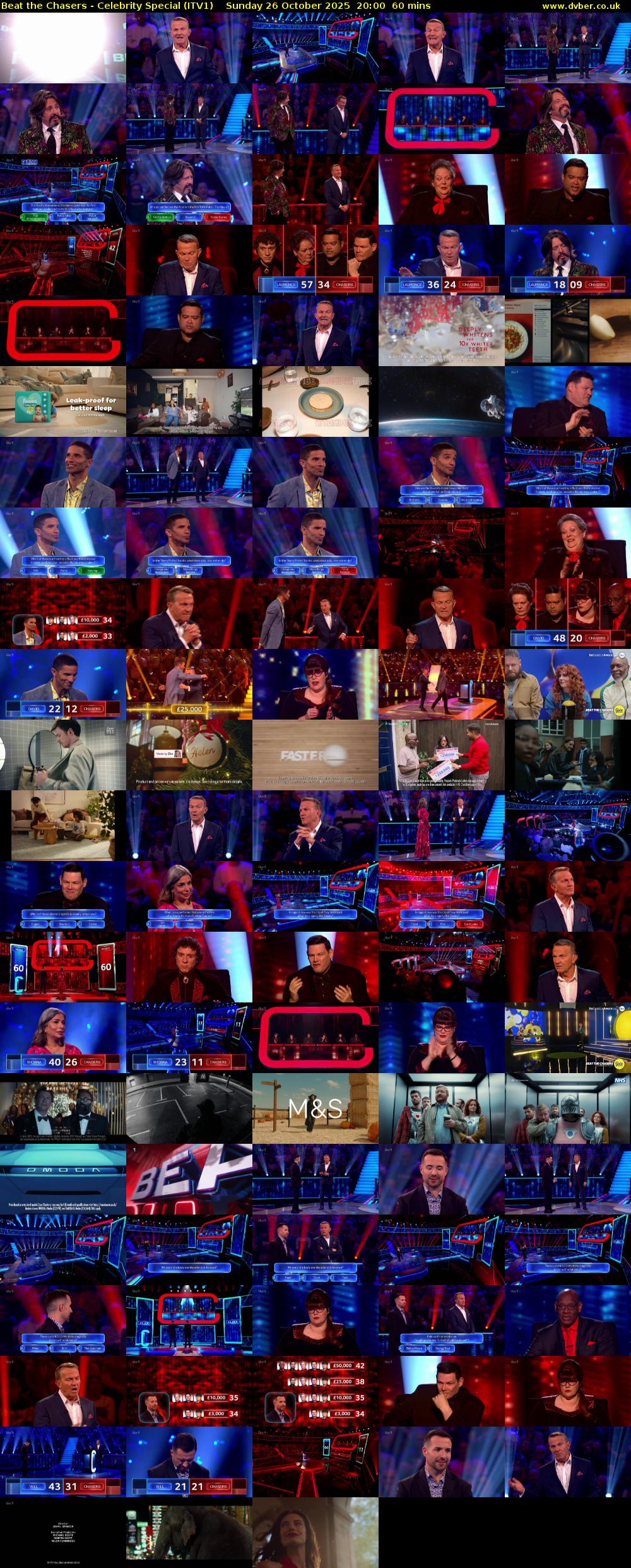 Beat the Chasers - Celebrity Special (ITV1) Sunday 26 October 2025 20:00 - 21:00