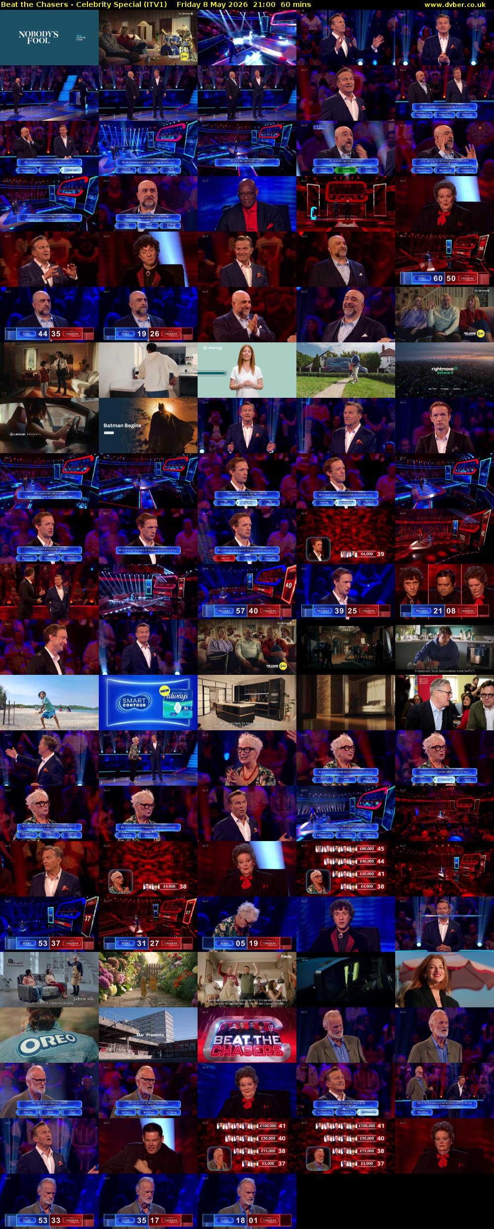 Beat the Chasers - Celebrity Special (ITV1) Friday 8 May 2026 21:00 - 22:00