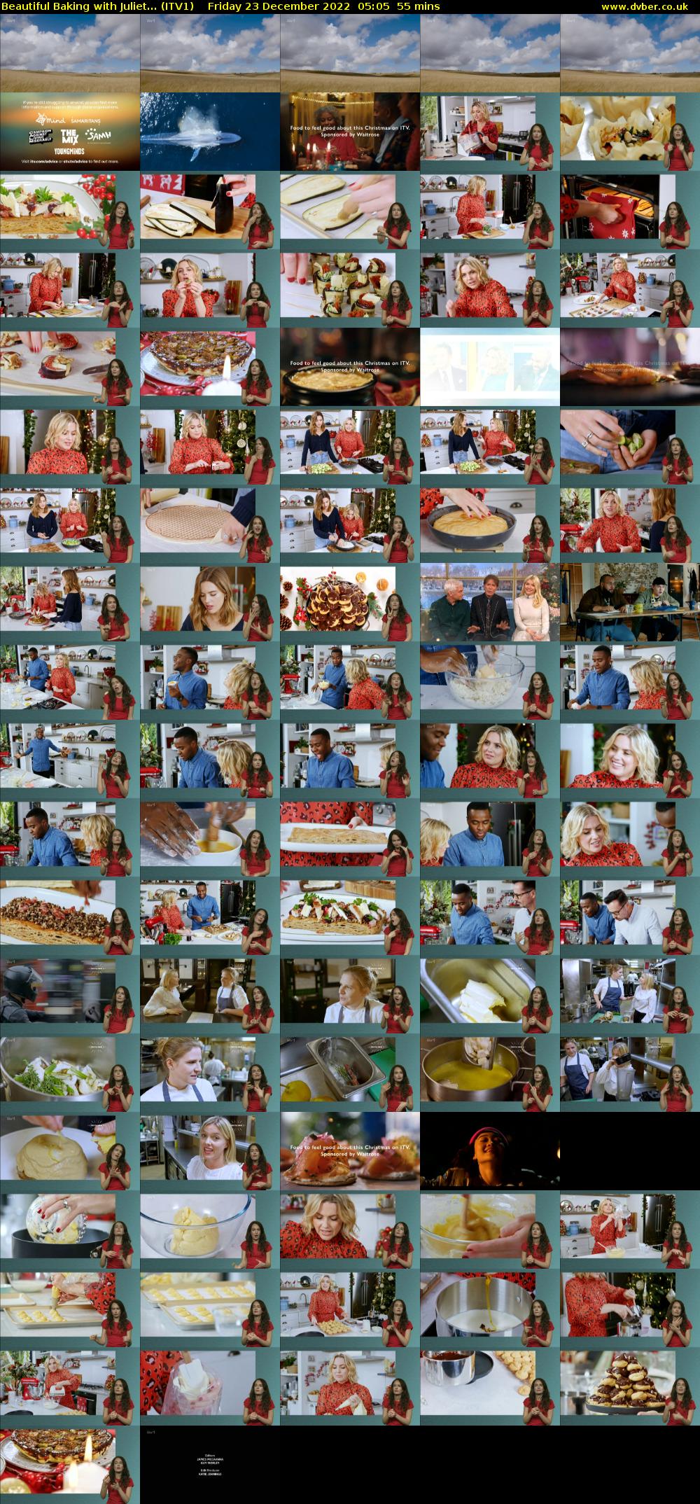 Beautiful Baking with Juliet... (ITV1) Friday 23 December 2022 05:05 - 06:00