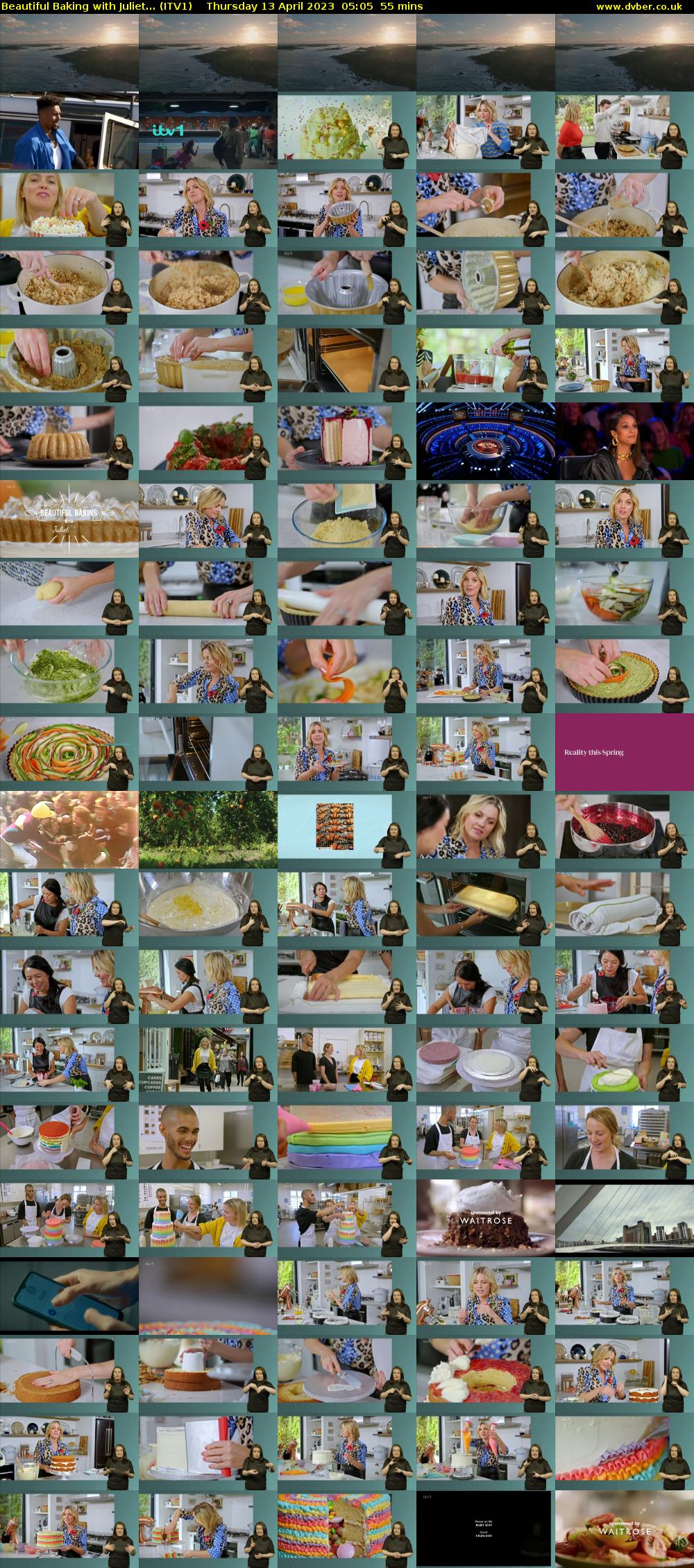 Beautiful Baking with Juliet... (ITV1) Thursday 13 April 2023 05:05 - 06:00