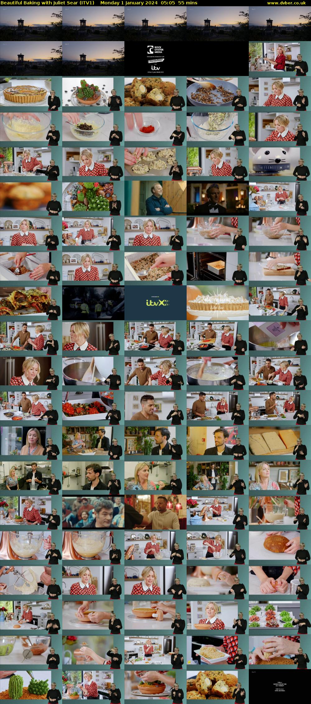 Beautiful Baking with Juliet Sear (ITV1) Monday 1 January 2024 05:05 - 06:00