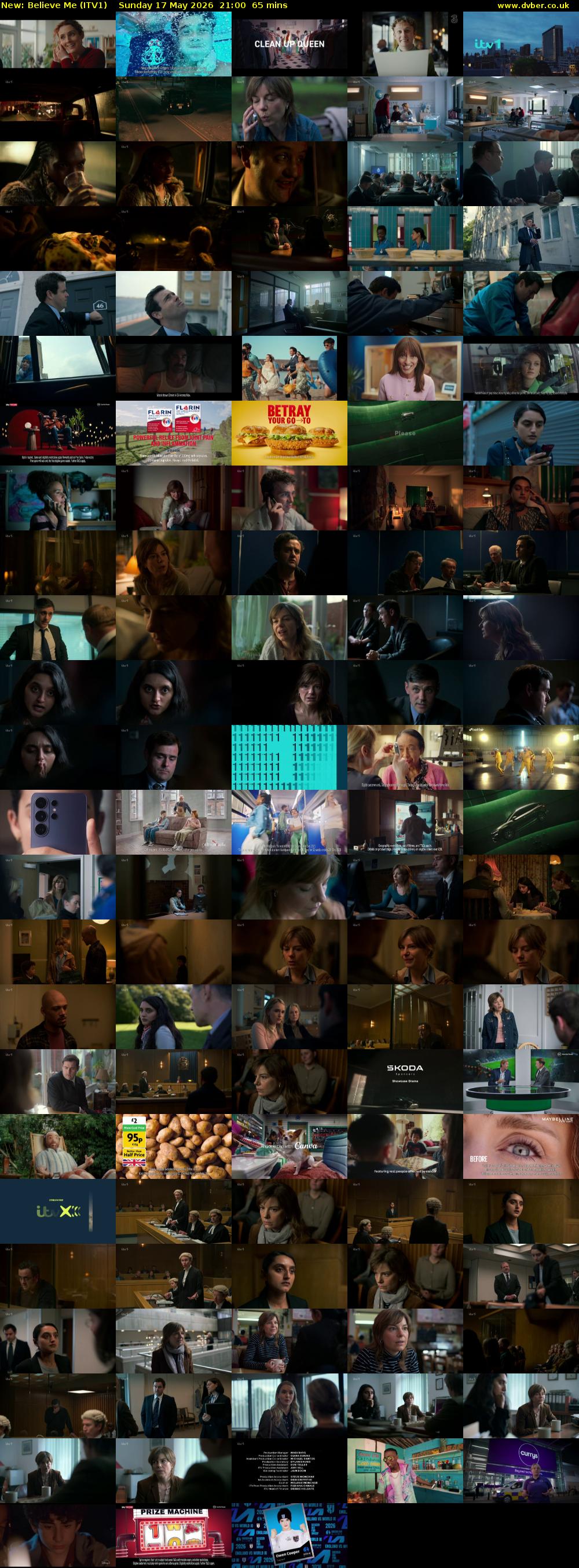 Believe Me (ITV1) Sunday 17 May 2026 21:00 - 22:05