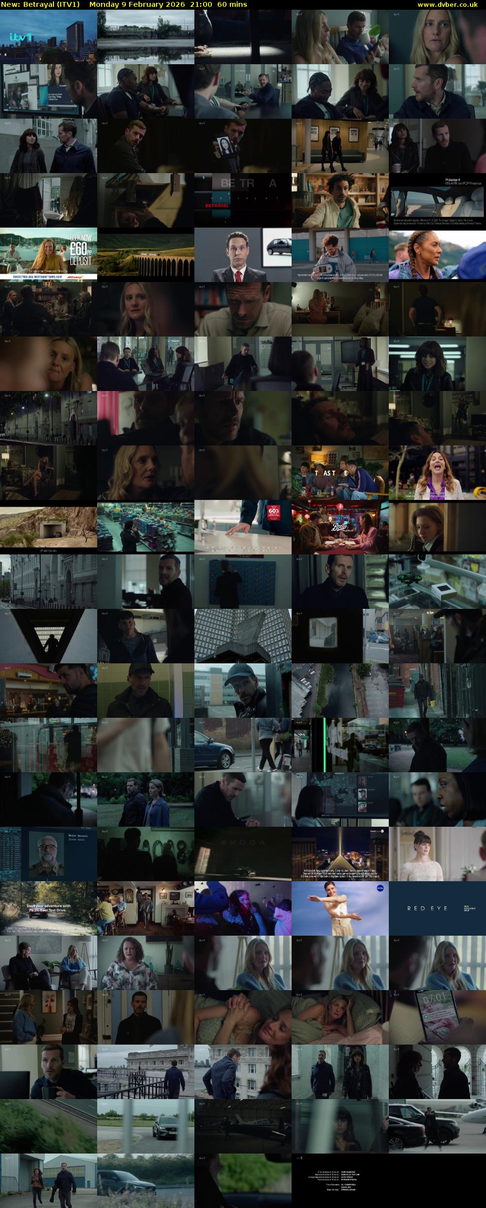 Betrayal (ITV1) Monday 9 February 2026 21:00 - 22:00