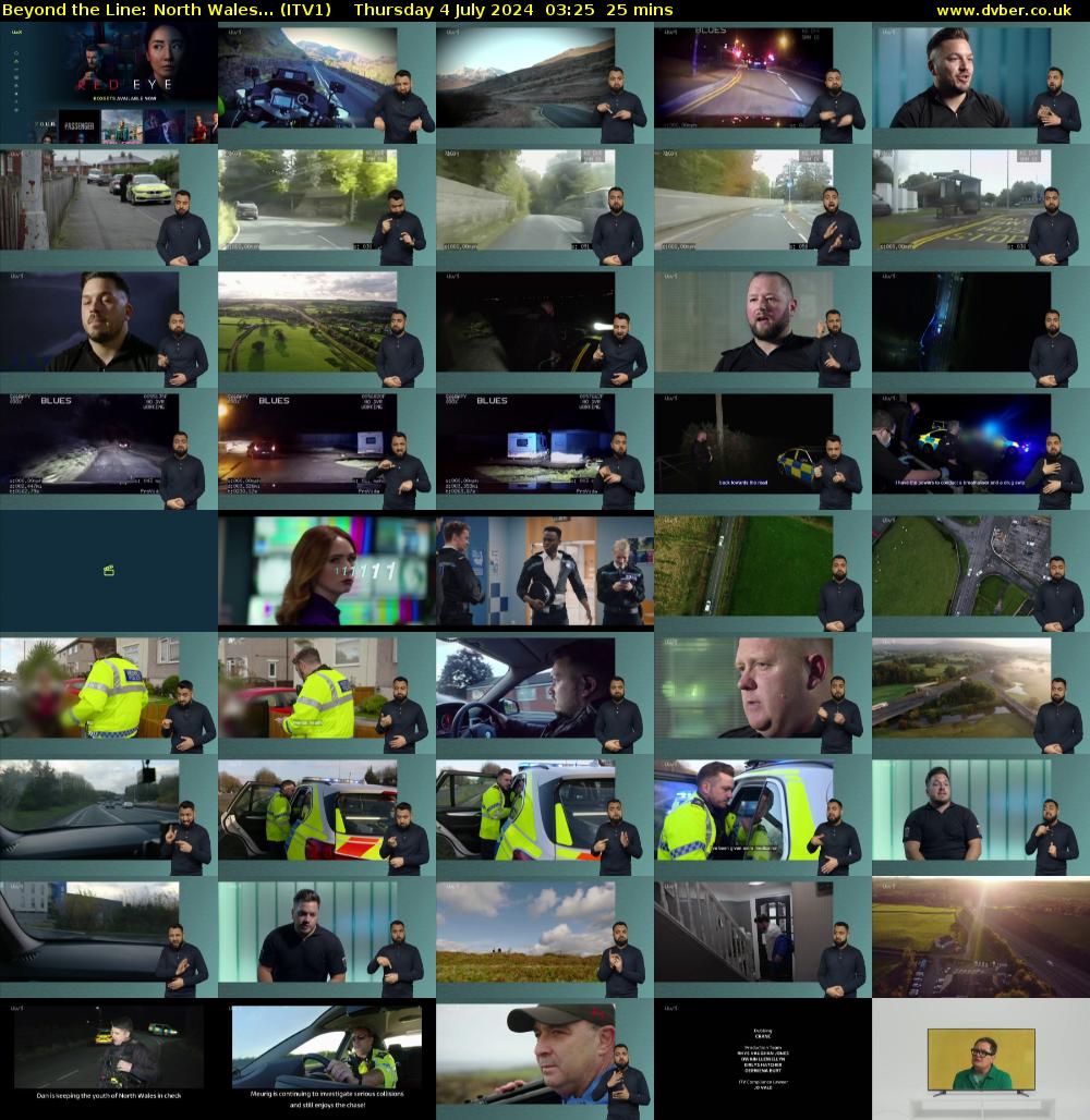 Beyond the Line: North Wales... (ITV1) Thursday 4 July 2024 03:25 - 03:50