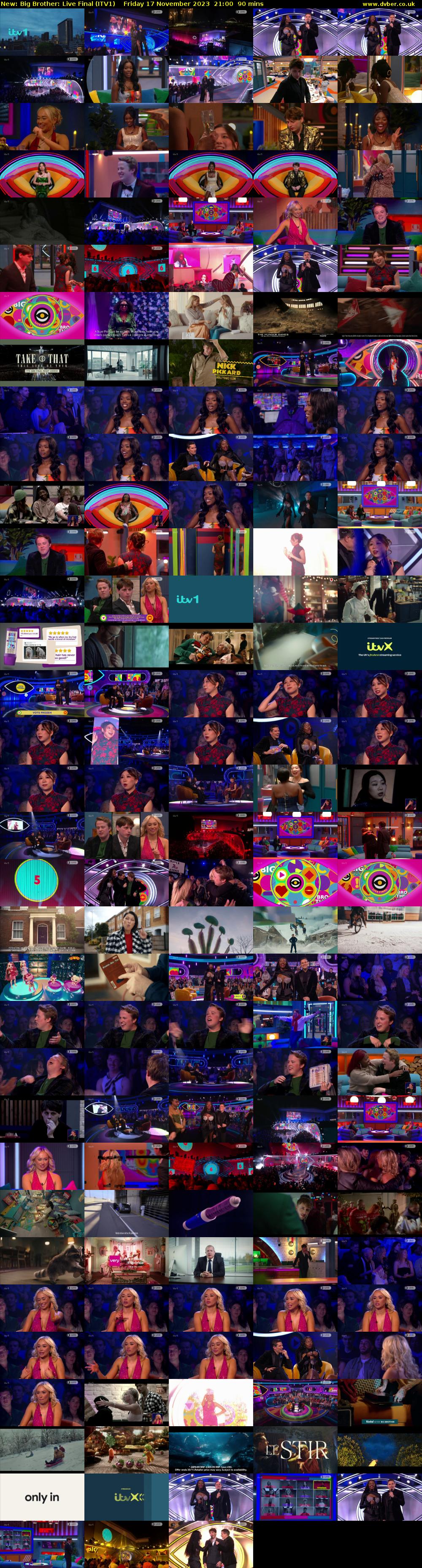Big Brother: Live Final (ITV1) Friday 17 November 2023 21:00 - 22:30