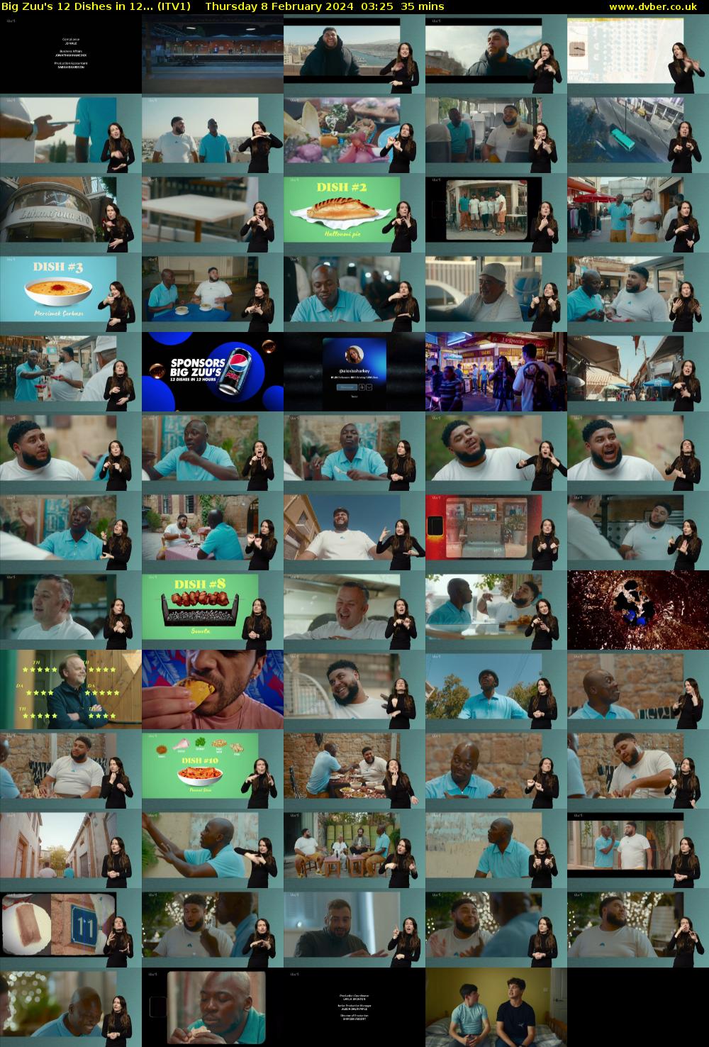 Big Zuu's 12 Dishes in 12... (ITV1) Thursday 8 February 2024 03:25 - 04:00