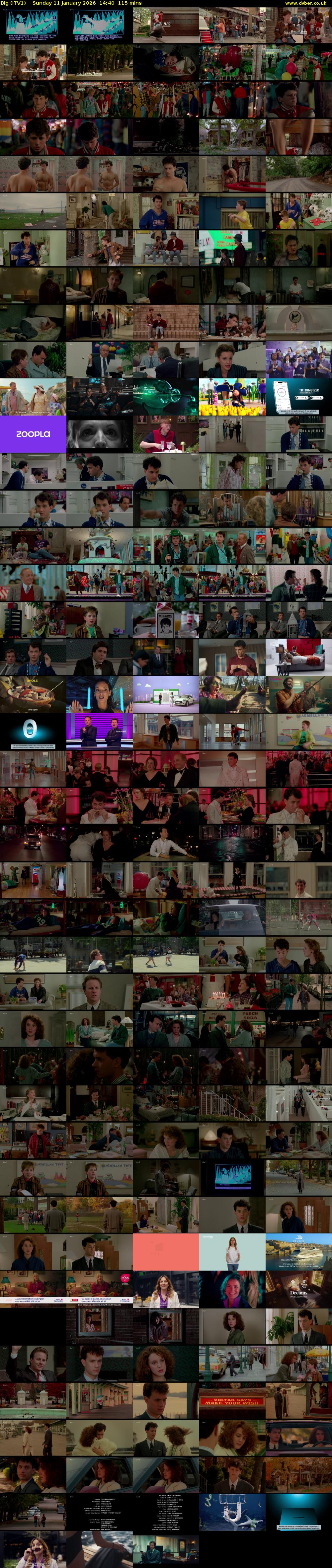 Big (ITV1) Sunday 11 January 2026 14:40 - 16:35