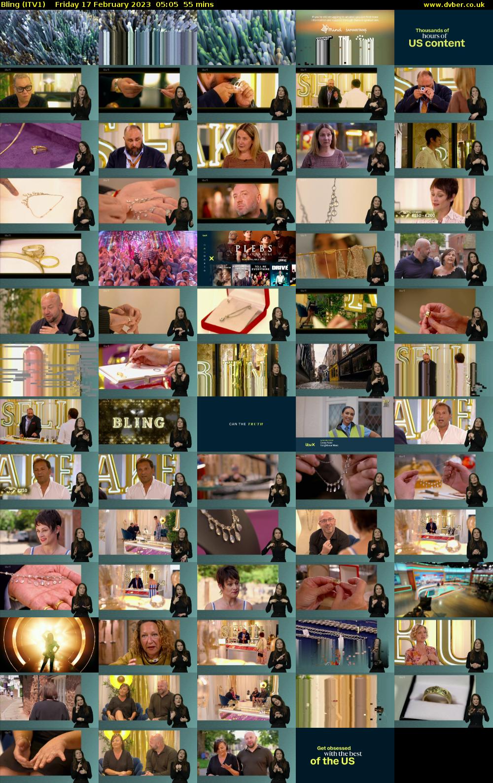 Bling (ITV1) Friday 17 February 2023 05:05 - 06:00