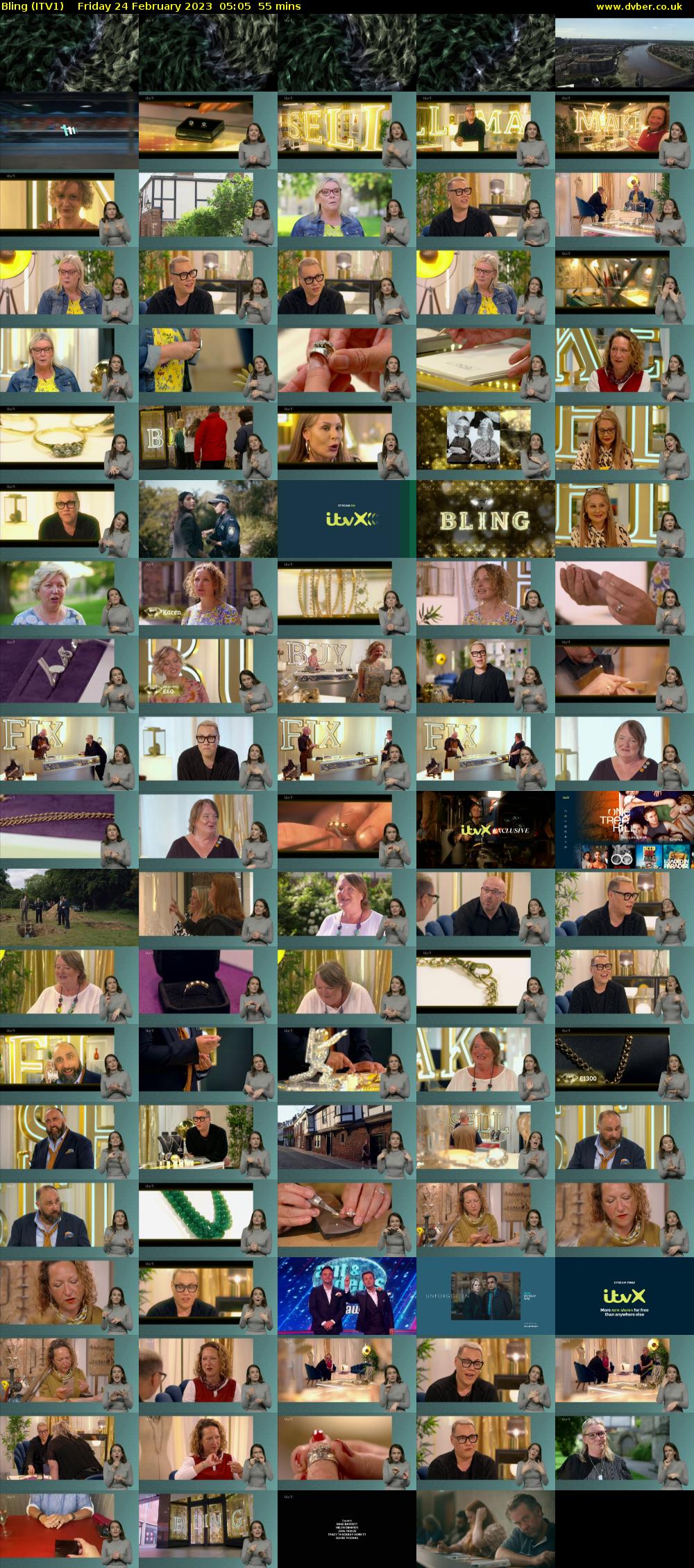 Bling (ITV1) Friday 24 February 2023 05:05 - 06:00