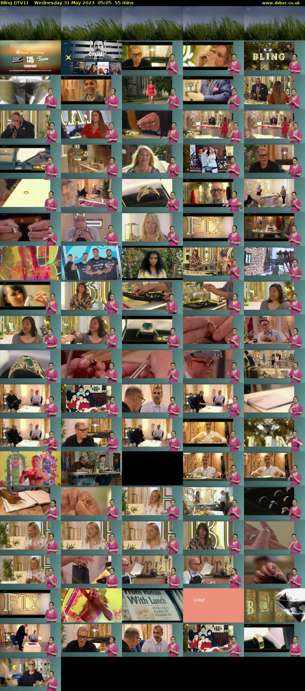 Bling (ITV1) Wednesday 31 May 2023 05:05 - 06:00