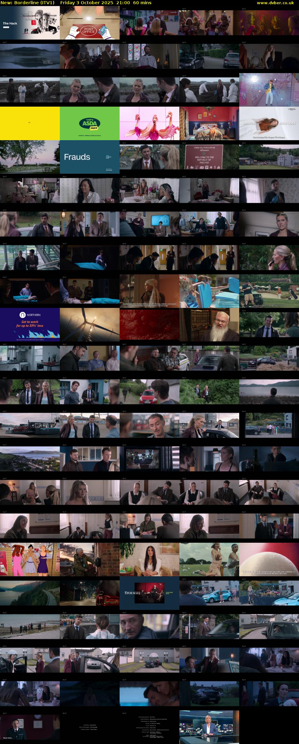 Borderline (ITV1) Friday 3 October 2025 21:00 - 22:00
