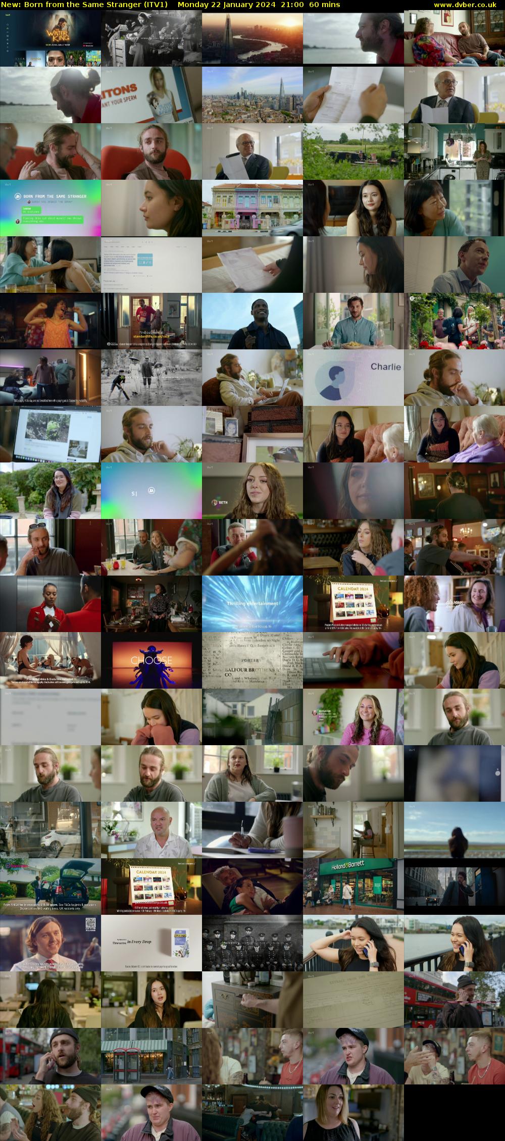 Born from the Same Stranger (ITV1) Monday 22 January 2024 21:00 - 22:00