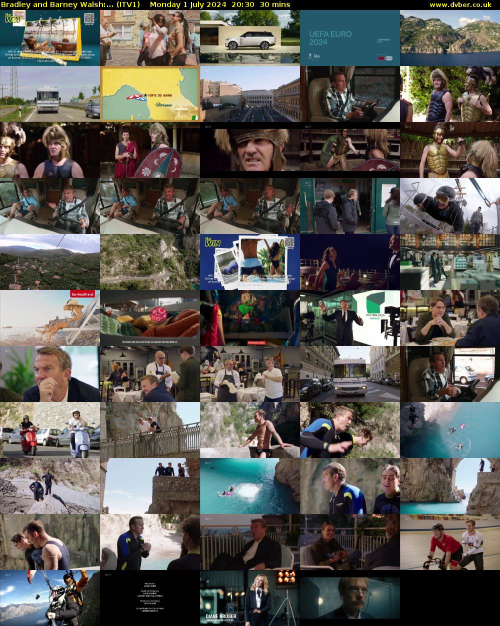 Bradley and Barney Walsh:... (ITV1) Monday 1 July 2024 20:30 - 21:00