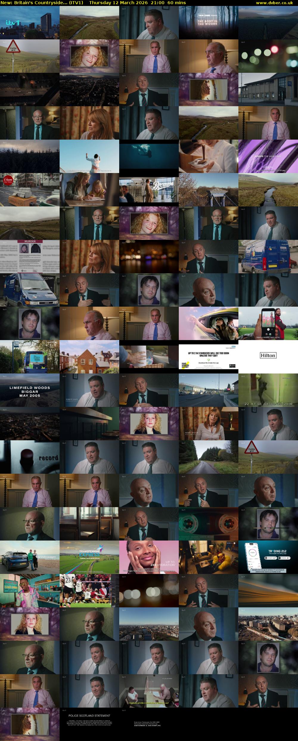 Britain's Countryside... (ITV1) Thursday 12 March 2026 21:00 - 22:00